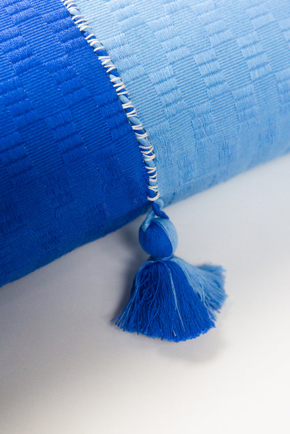 Antigua Pillow - Blue Colorblocked