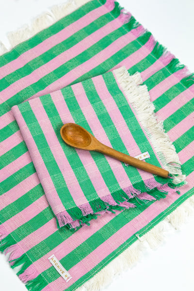Flora Stripe Party Napkin Set