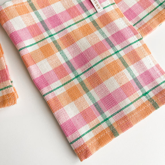 Marguerite Plaid Cocktail Napkin
