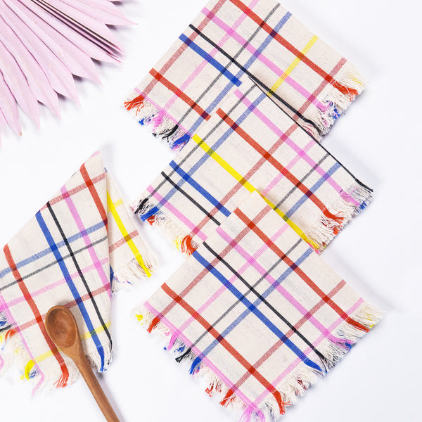 Vera Plaid Party Napkin