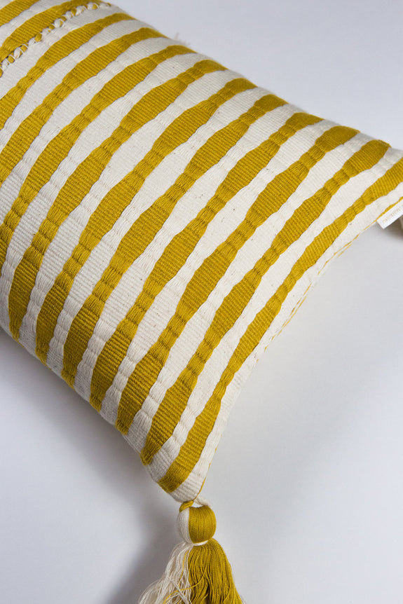 Antigua Pillow - Ochre Striped