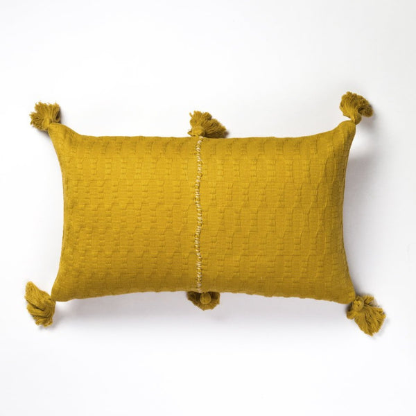 Antigua Pillow - Ochre Solid