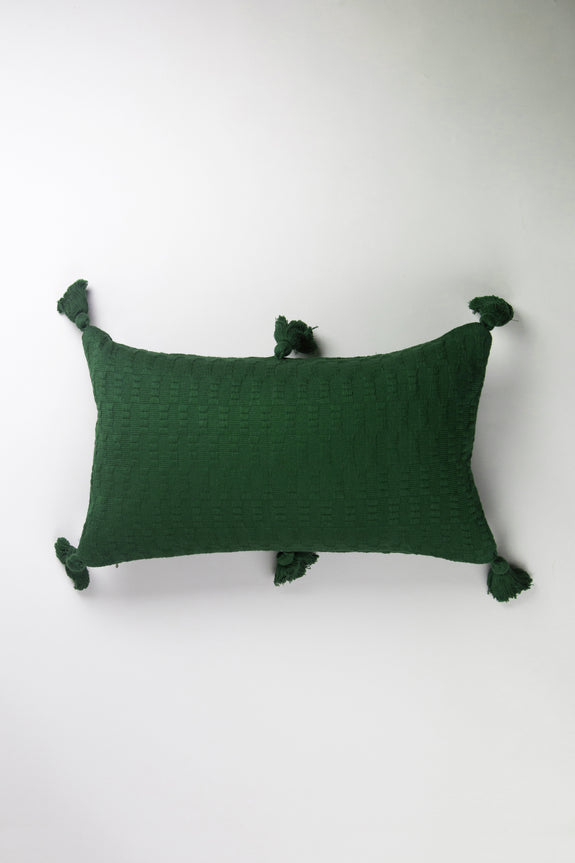 Antigua Pillow - Forest Solid