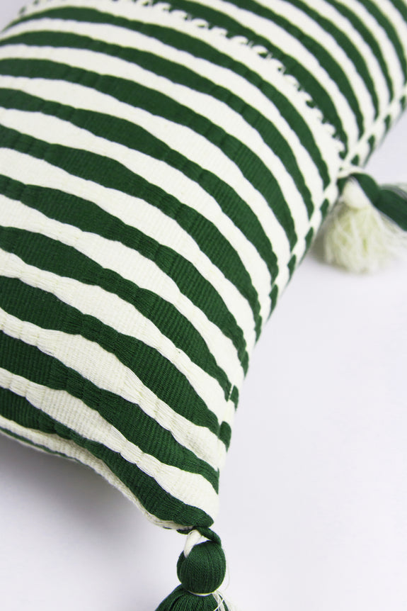 Antigua Pillow - Forest Stripe