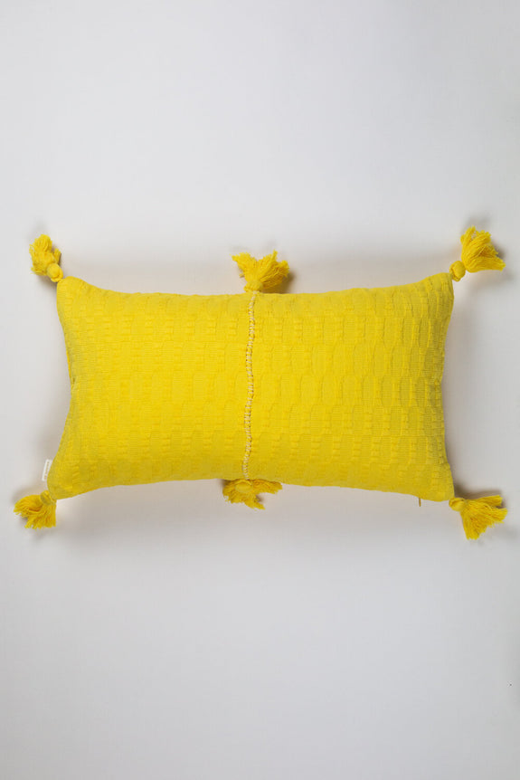 Antigua Pillow - Bright Yellow Solid