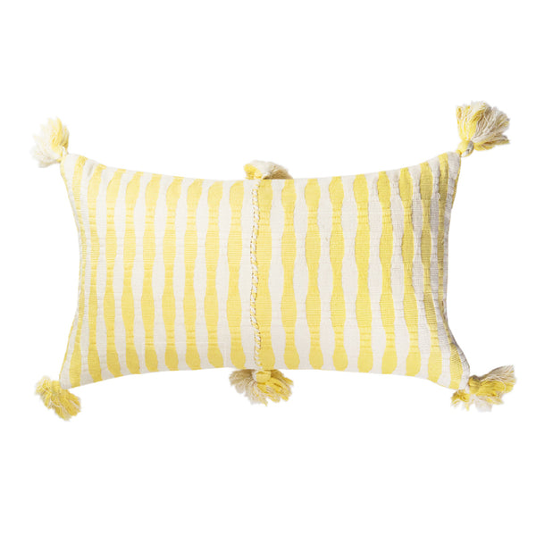 Antigua Pillow - Butter Stripe