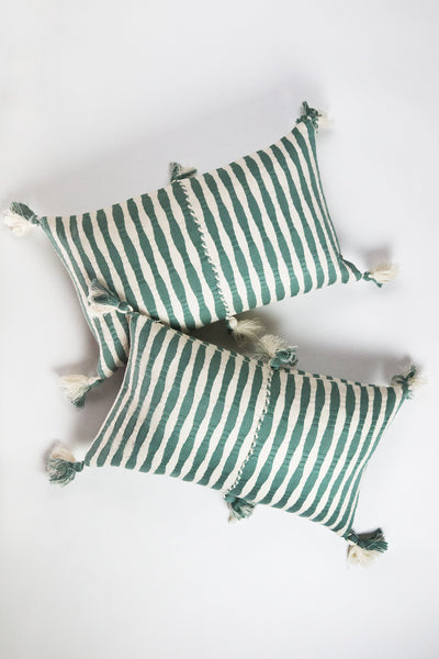 Antigua Pillow - Dusty Green