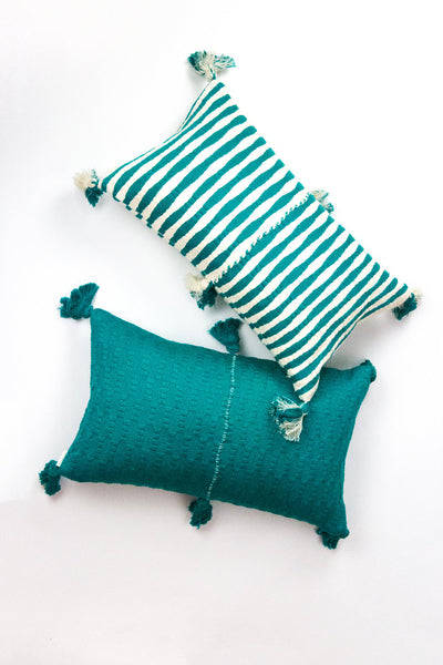 Antigua Pillow - Jade Green