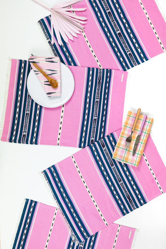 Cantel Placemat - Pink & Blue