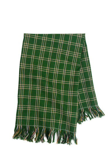 Chiapas Plaid Forest Green Kitchen Towel