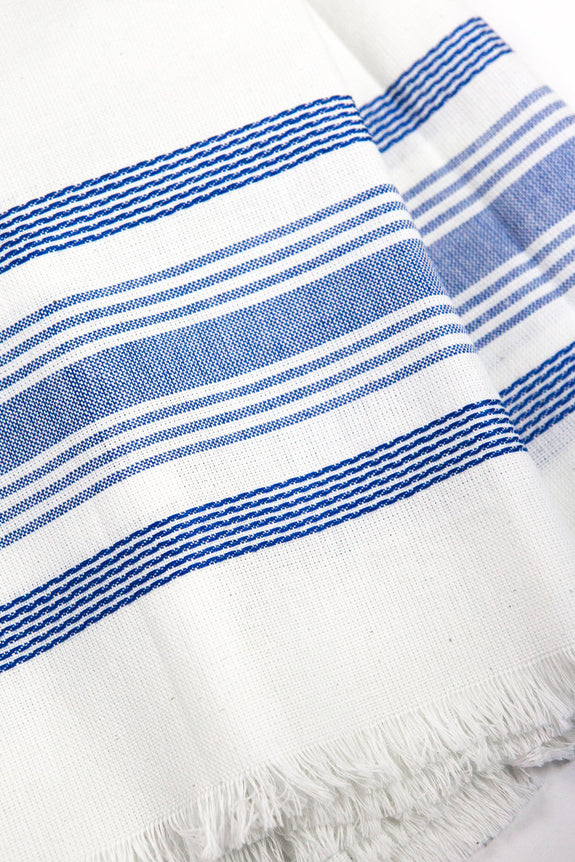 White & Blue Kitchen Towel