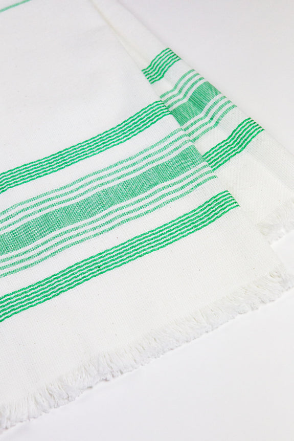 Green & white Kitchen Towel