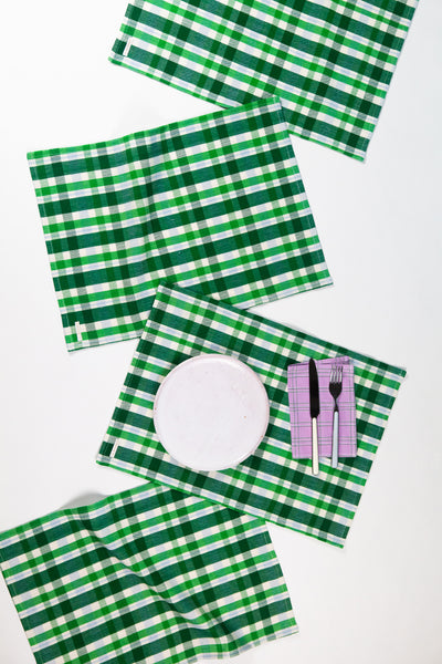 Josefina Plaid Placemat Set