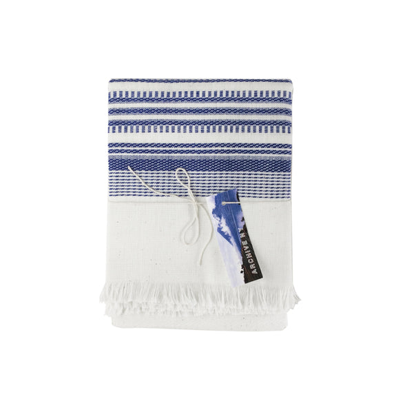 White & Blue Kitchen Towel