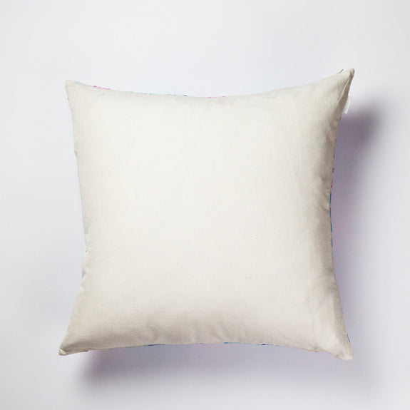 Maya Jaspe Blue & Coral Pillow