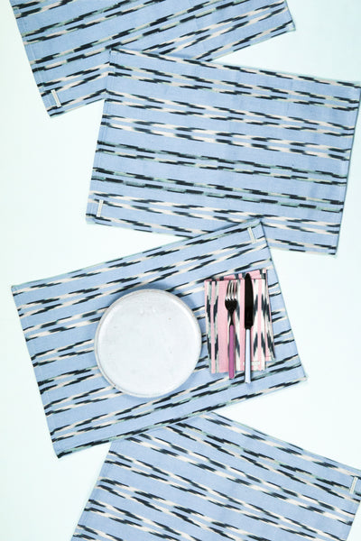 Xela Light Blue Jaspe Placemat