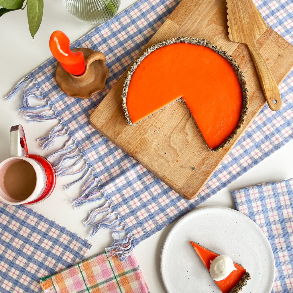 Cara Cara Orange Tart with Toasted Poppy Seed Crust