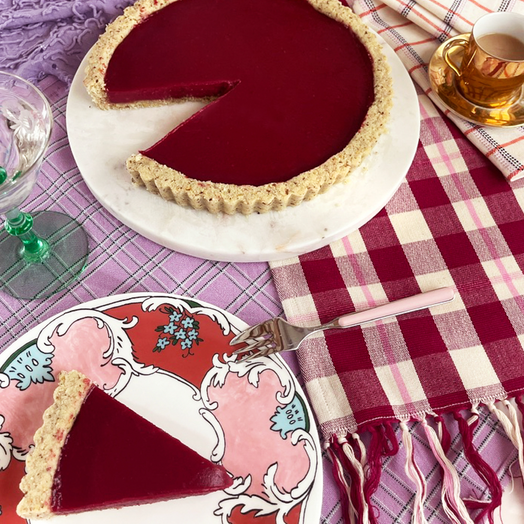 A Cranberry Curd Tart!