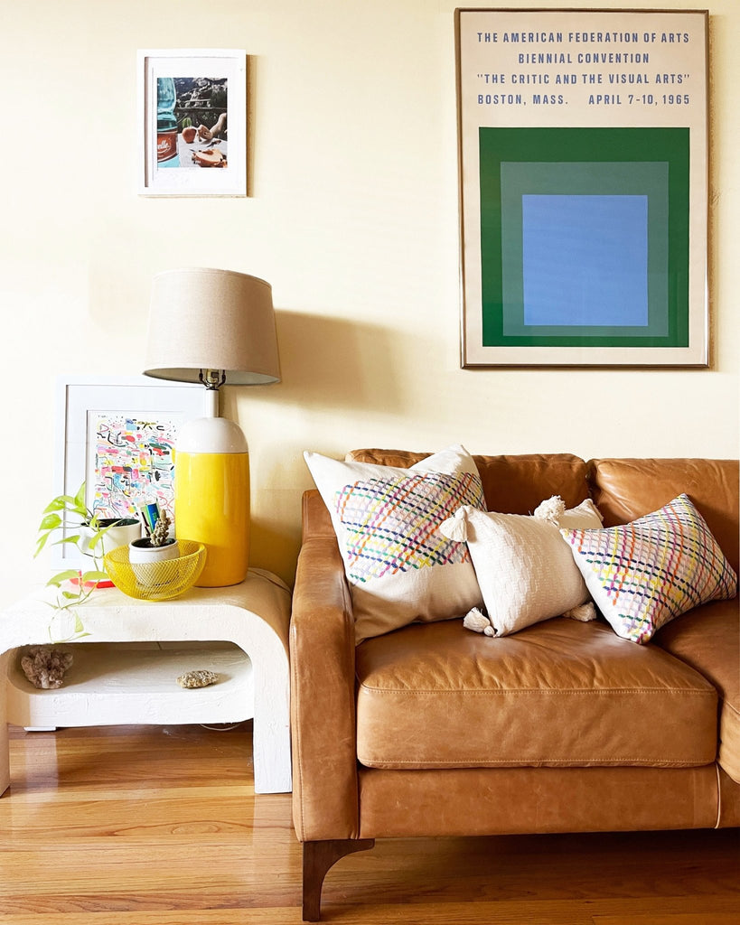 Antigua Pillow - Natural White - Archive New York