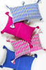Antigua Pillow - Medium Blue / Fuchsia - Archive New York