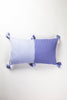 Antigua Pillow - Pink / Periwinkle Colorblocked - Archive New York