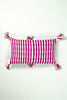 Antigua Pillow - Medium Blue / Fuchsia - Archive New York
