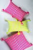 Antigua Pillow - Neon Pink and Yellow - Archive New York