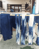Indigo Natural Dyed Shibori Table Runner - Archive New York