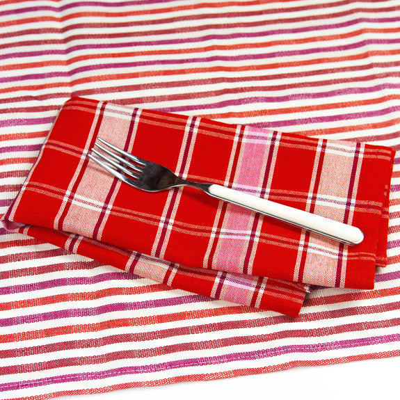 Camila Plaid Dinner Napkin