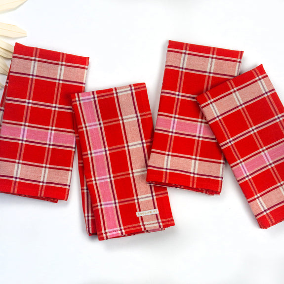 Camila Plaid Dinner Napkin