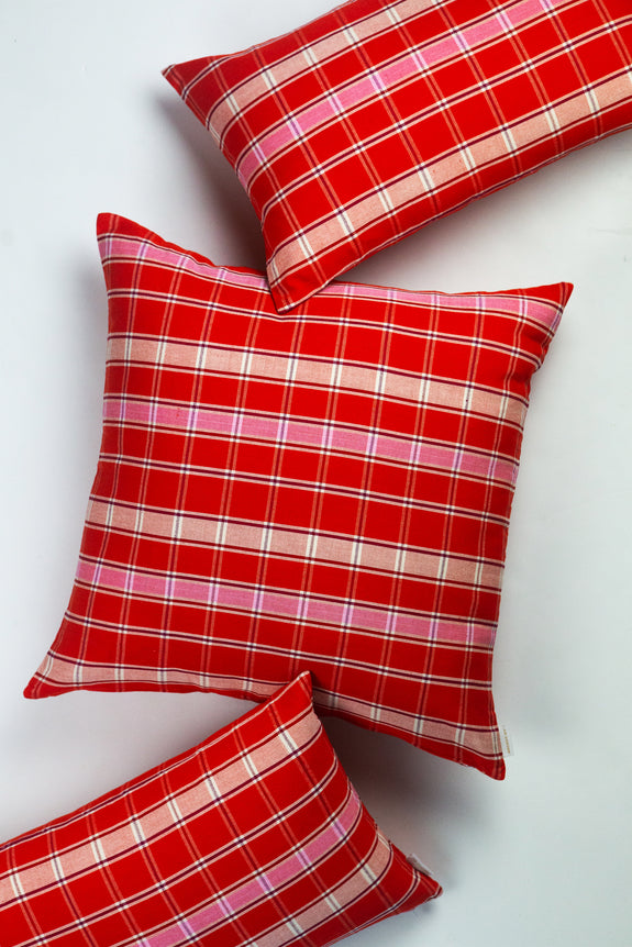 Camila Plaid Rectangle Pillow