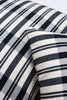 Cecilia Black and Ivory Striped Plaid Pillow - Archive New York