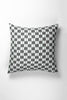 Sujani Pillow - Black & White Checkered Pillow - Archive New York