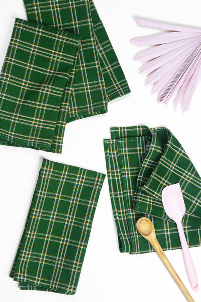 Chiapas Plaid Forest Napkins