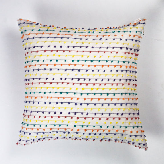 Archive New York Vintage Rainbow Nubby Pillow 20 x 20