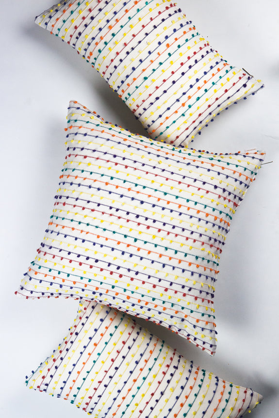 Vintage Loop Nubby Pillow - 12" x 20"