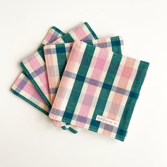 Lola Plaid Coasters