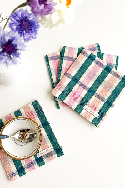 Lola Plaid Coasters