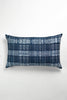 Vintage Indigo Ikat Plaid Pillow ll - Archive New York