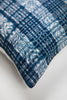 Vintage Indigo Ikat Plaid Pillow ll - Archive New York