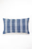 Vintage Light Washed Denim Striped Pillow - Archive New York