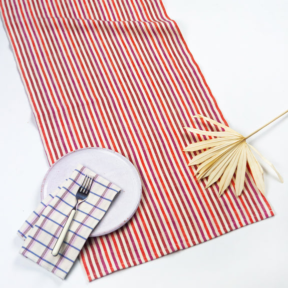 Elina Striped Table Runner