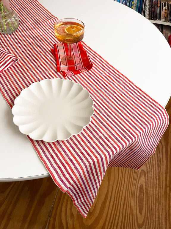 Elina Striped Table Runner