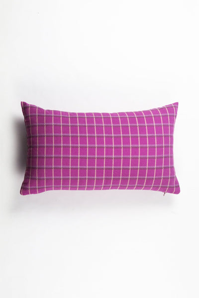 San Lucas Pink Plaid Pillow - Archive New York
