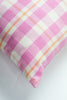 Abigail Bubblegum Pink Plaid Pillow - Archive New York