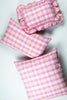 Abigail Bubblegum Pink Plaid Pillow - Archive New York