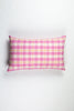 Abigail Bubblegum Pink Plaid Pillow - Archive New York