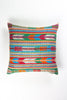 Vintage Blue, Orange & Red Chevron Pillow - Archive New York