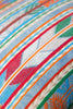 Vintage Blue, Orange & Red Chevron Pillow - Archive New York