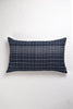 Vintage Indigo Denim Large Checkered Pillow - Archive New York